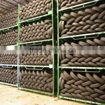 durable stackable warehouse use tire rack