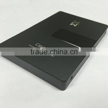 aluminum wallet china with CNC machining and black anodize