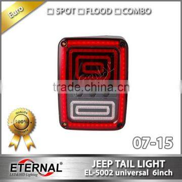 4x4 Offroad Jeep Wranger JK SKU 07-15 Multi-functions LED Tail Light Amber Red White Lamp photo-3