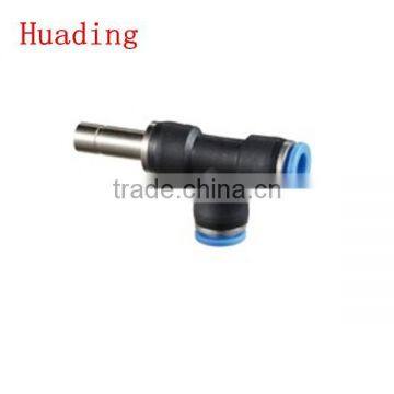 plastic tube fitting, plug in run tee compact one -touch tube fitting , push in tube fitting