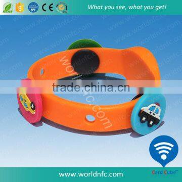 Funny Recycled Silicone Rubber NFC Wristband