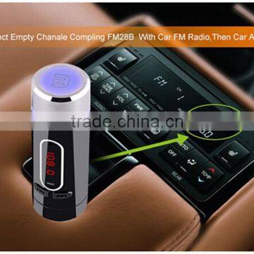 Handfree LED Display Wireless Bluetooth Car Kit FM Transmitter MP3 Player USB Charger For Samsung Iphone 6 Smartphone photo-5