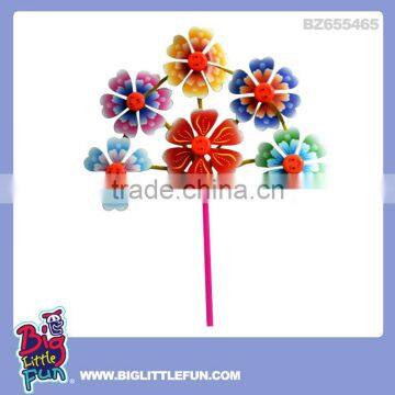 Plastic sand beach windmill toy