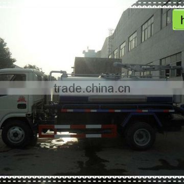 Dongfeng 4*2 fecal suction truck sewage suction truck sewage suction tanker truck