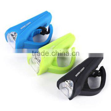 BASECAMP MTB Bicycle 3W LED Front Light Silica Gel Waterproof USB Rechargeable Lamp Bike Accessories photo-5