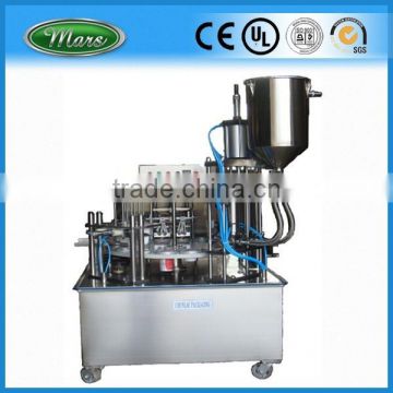 Rotary Cup Filling Sealing Machine 2 Holes