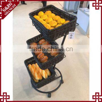Creative wholesale supermarket accessories display stand storage basket