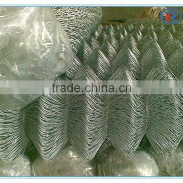 China Supplier Cheap Galvanized and PVC Coated Diamond Mesh Decorative Chain Wire Chain Link Fence photo-3
