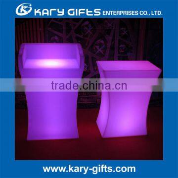 Remote Control Led Reception Desk Hotel Luminous Led Front Desk Supplies photo-2