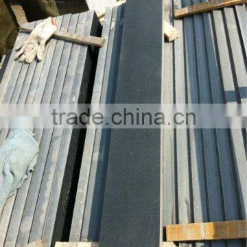 China Black Granite Honed Outdoor Stair Riser