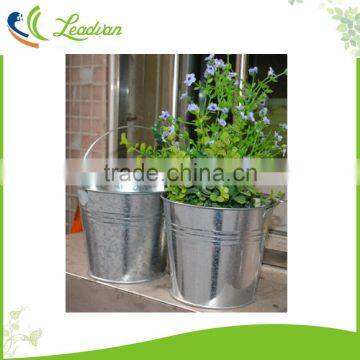 Mini Iron Flower Buckets With Tray photo-4
