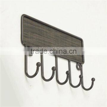 Store More Textilene Door 5 Hook Key Rack
