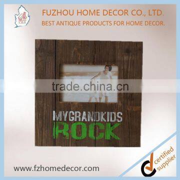 2017 Top Selling Antique Wooden Picture Photo Frame With Silk Screen Printing for Decoration photo-4