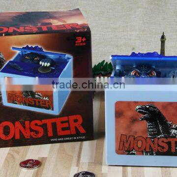 New Fancy Novelty Design Monster Music Godzilla Stealing Money Box, Creative Decorative Cartoon Gift Coin Bank photo-5