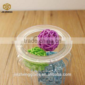600ML Ribbed Glass Jar Canister Storage Jar Glass Bottles Wholesale photo-2