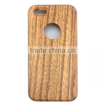 Nature zebra wood mobile phone back cover for iPhone 5c 5s se