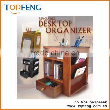 Revolving Desktop Organizer/desktop stationery organizer