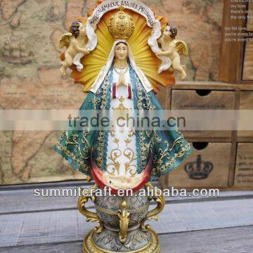 Christian Craft-colourful virgin mary statues