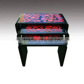 High quality best selling black lacquer rectangle table from Vietnam