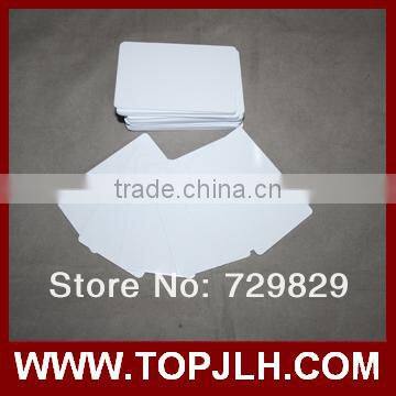 50 sheet/ bag Tranparent ID PVC Cards of PET Material