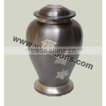 measuring urn | stylish brass metal urns | funeral urns | funeral urn flower arrangements