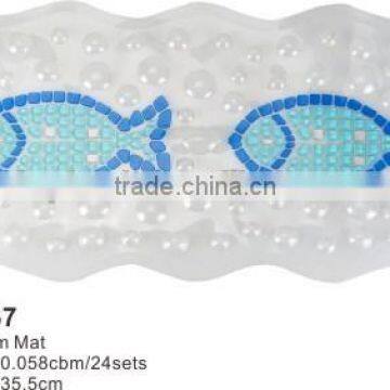 Double Fish Pattern Bathroom Mat TH567