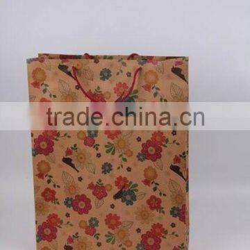 Printed Foldable Gift Bag / Retro Look Shopping Paper Bag photo-2