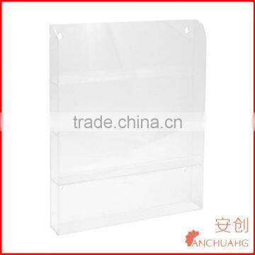 40 Bottles Clear Acrylic Wall Display Storage Rack 16" x 12" photo-2