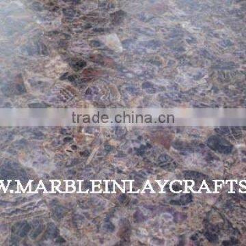 Handmade Amethyst Semi Precious Stone Slab