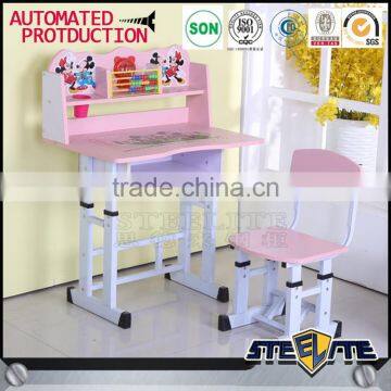 Kids Cartoon Study Table and Chair Kids Homework Table photo-2
