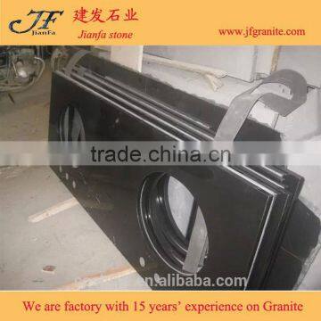 chinese granite g684 black basalt stone granite countertop slabs
