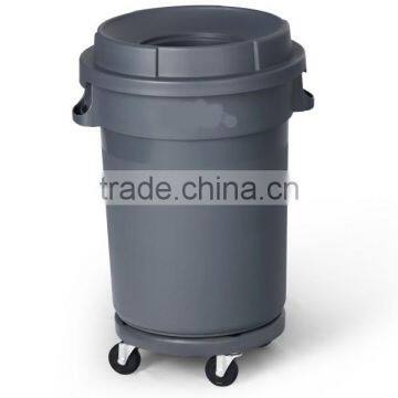 80L/120L/168L Circular Garbage Can With /without Wheel-base photo-3