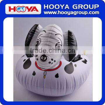 TY197869 Lovely thick popular dog design inflatable twin swim ring