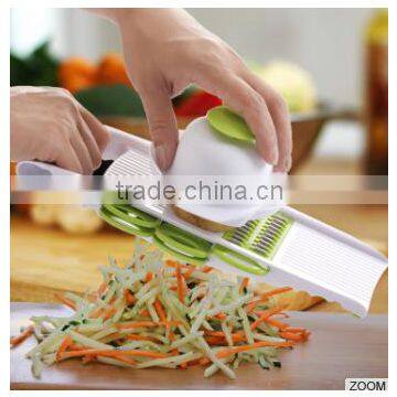 6 in 1 Fruit Multi Vegetable Mandoline Slicer 6 Adjustable Stainless Steel Blades Kitchen Grater Cutter photo-3