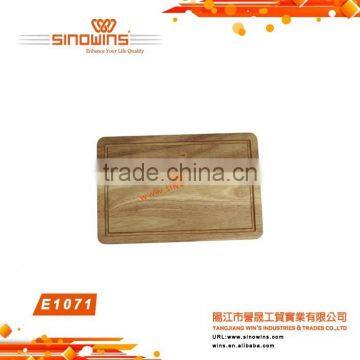 E1071 High Quality Natural Rubber Wood Cutting Board