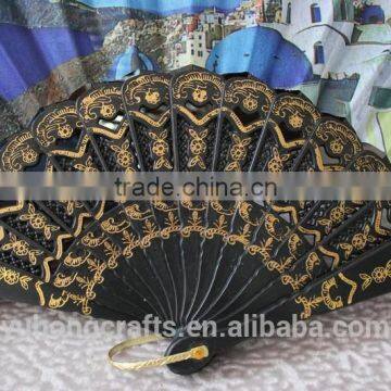 2014 Cheap Spanish Fabric Folding Fan photo-4