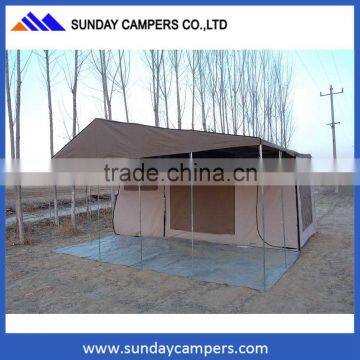 Motorcycle camping trailers lifting off road camper