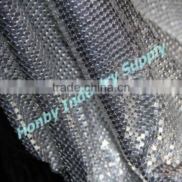 Fashion Designing 3mm Garment Silver Metal Mesh Cloth