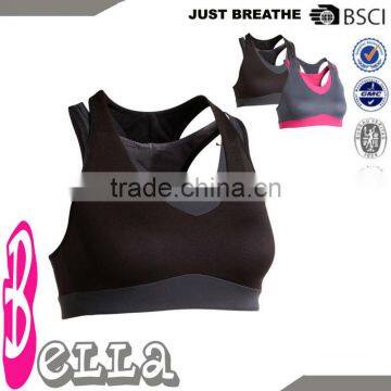 polyester/spandex high fashion womens clothing ladies bodybuilding sports bra