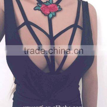 Sexy Garter Belt Wholesale Cage Bra Underwear Women Tank Tops Wholesale Garter Belt Strappy Sexy Lingerie Harness Lingerie photo-4