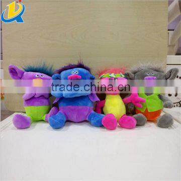 High quality china custom plush soft troll toys for kids