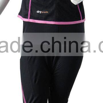 Sports Wear Yoga Gym Performance Running Tights Long Leggings and Vest
