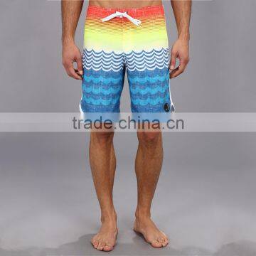 A frame wave printed custom mens swimwear and beachwear boardshorts