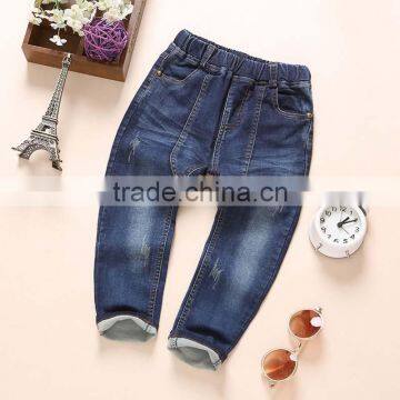 Cheap price new design denim jean pants wholesale fancy kid boys jeans pants