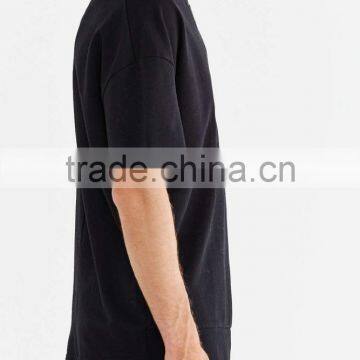 Sports Short Sleeve Black Blank Sweatshirt for Men photo-3