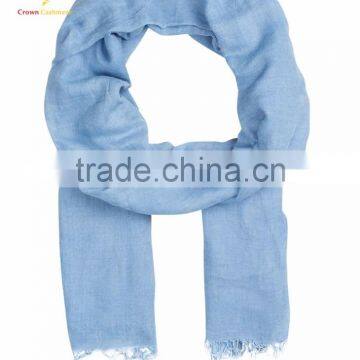 Woven Lightweight Silk Stoll Scarf Skinny photo-4