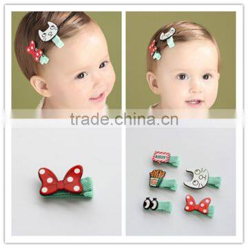 S17175A Kids Baby Hair Accessories Acrylic Hairpins For Girls photo-6