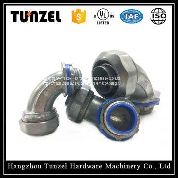 Liquid Tight Flexible Duct 90 Angle Elbow Liquid Tight Conduit Connector photo-3