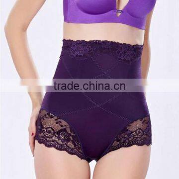 2017 Polyester Plus Size And High Waist Abdomen Drawing Panties photo-2
