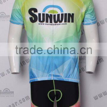 OEM outdoor sports custom cycling tops/mens polyester short sleeve cycling jersey